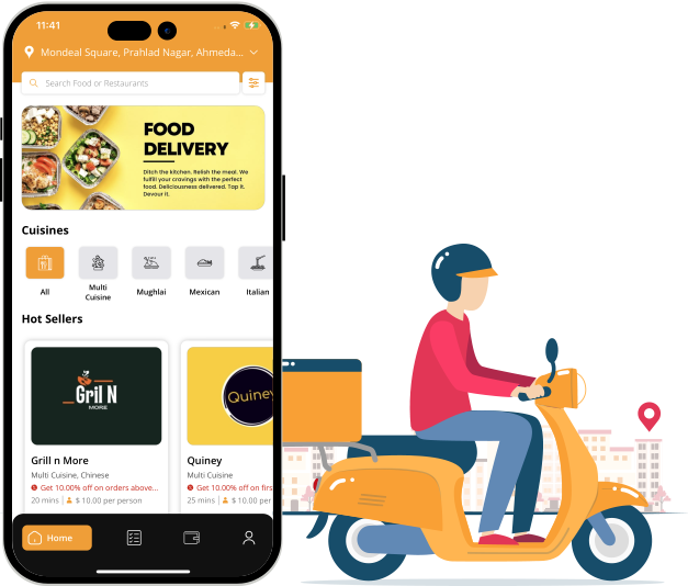 food delivery app