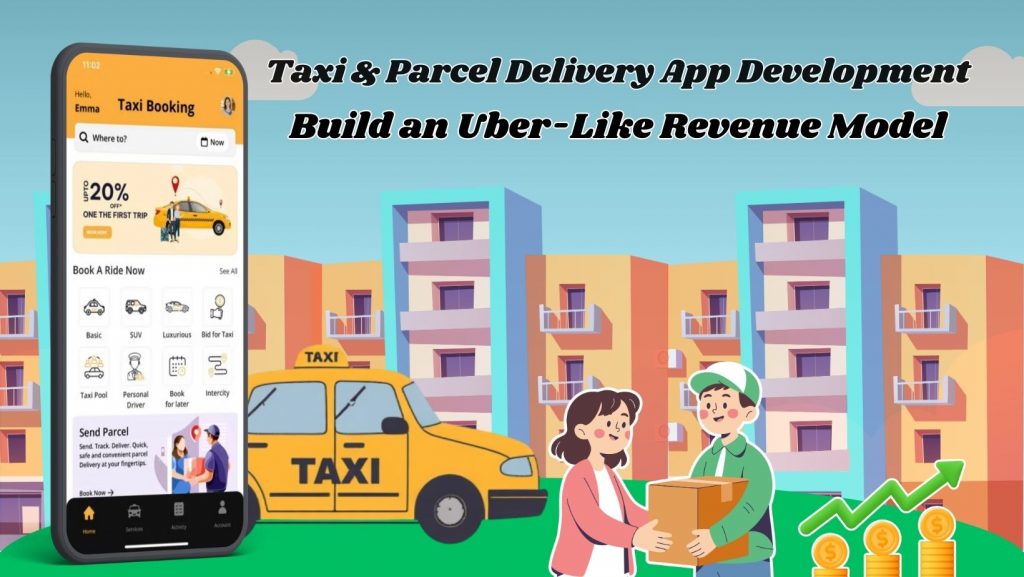 taxi and parcel delivery app