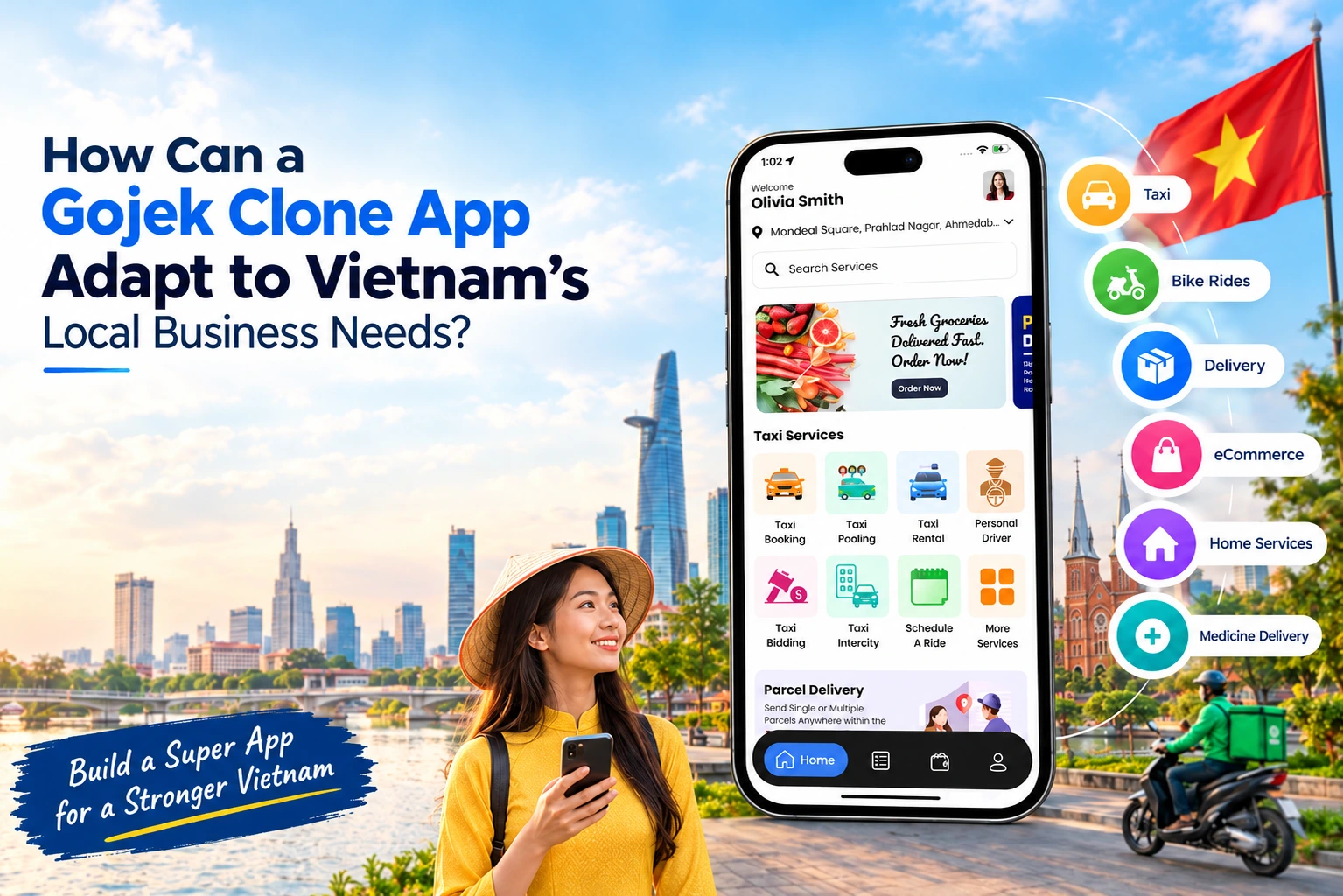 How Can a Gojek Clone App Adapt to Vietnam’s Local Business Needs