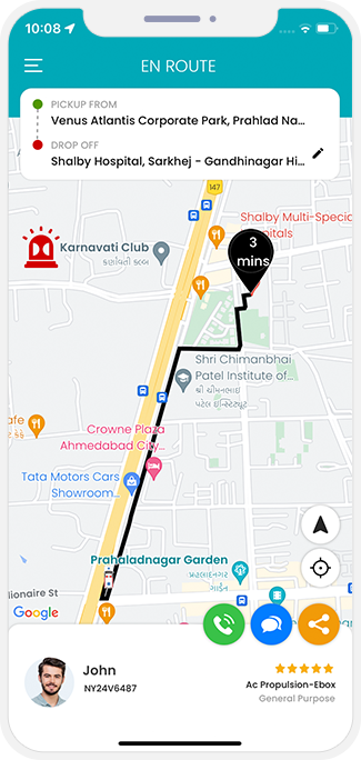 ambulance booking app