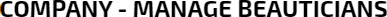 Company - Manage Beauticians