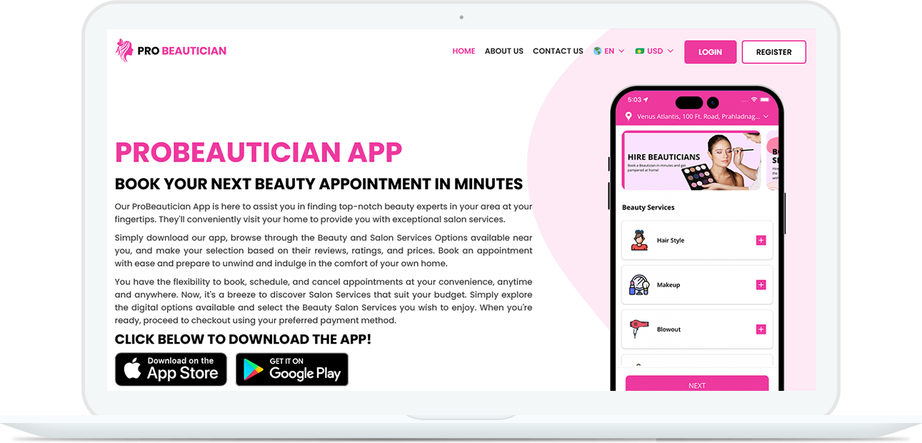 beautician app download