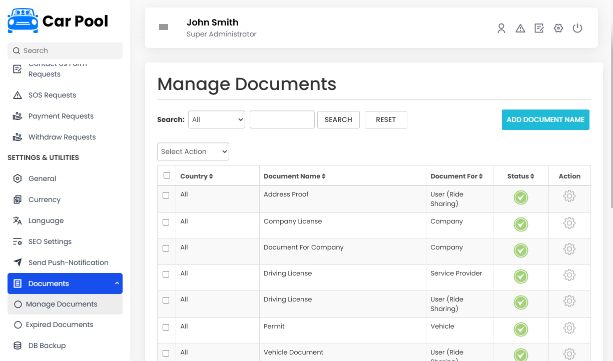 Manage Documents