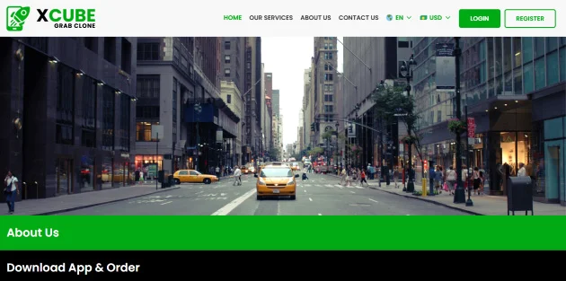 Food App web panel