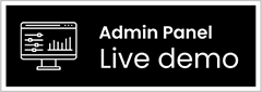 admin panel- live demo