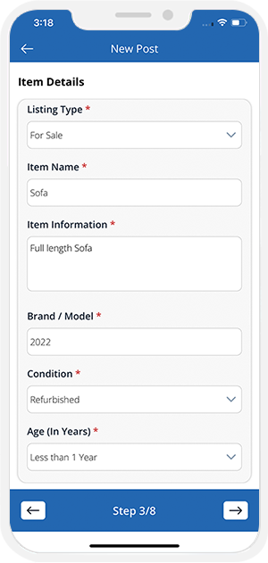 choose service categories