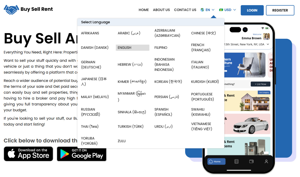 Choose Your Language