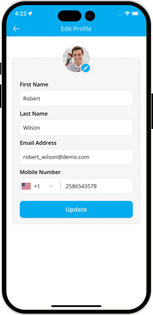 User can edit their profile