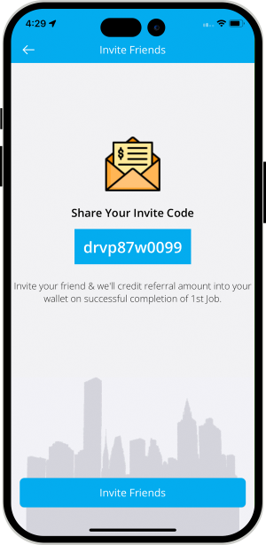 invite friends to download app
