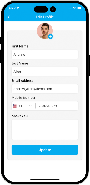 Maid can update their profile