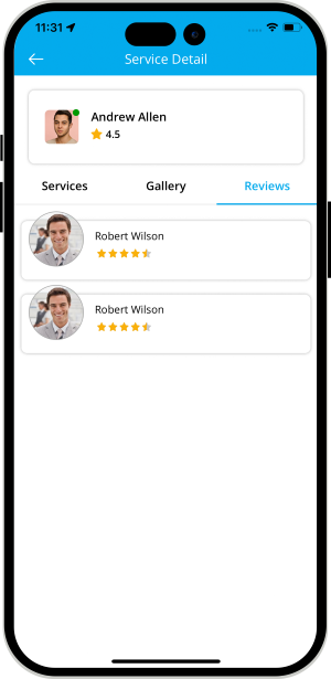 choose service categories