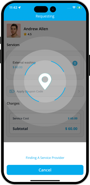 Select booking location