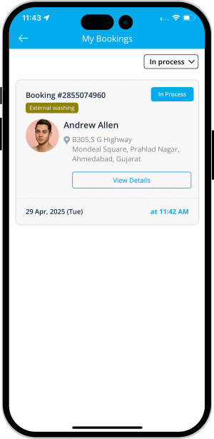 Select booking location