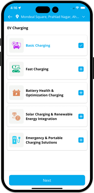 choose sub categories
