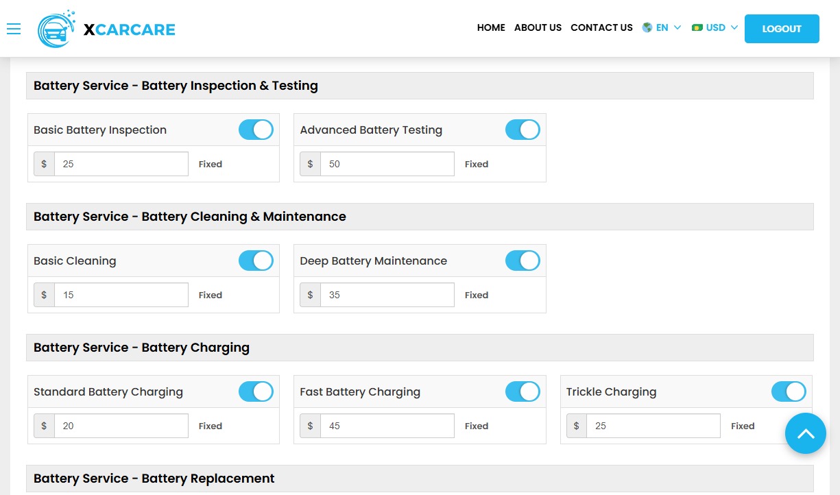 Battery Service