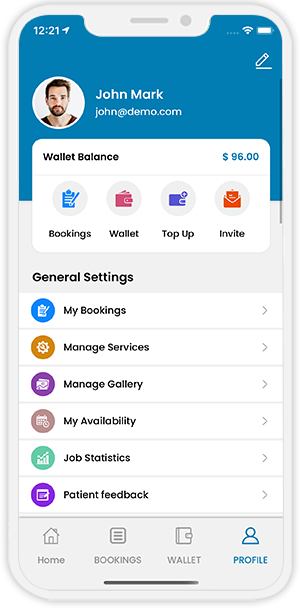 Medical Expert App menu