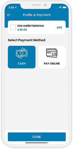 profile and payment