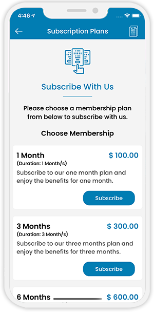 Membership Subscription Plan