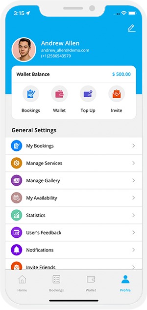 provider app menu