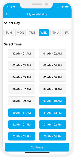 provider manage work location