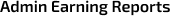 Admin Earning Reports