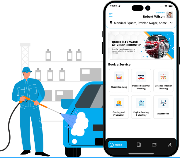car wash app clone