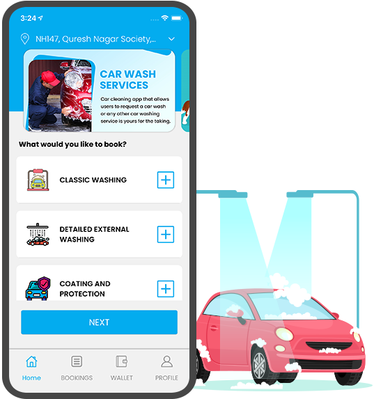 car wash app clone