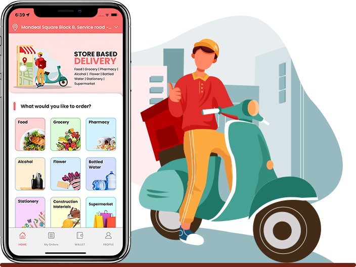 food delivery on demand app