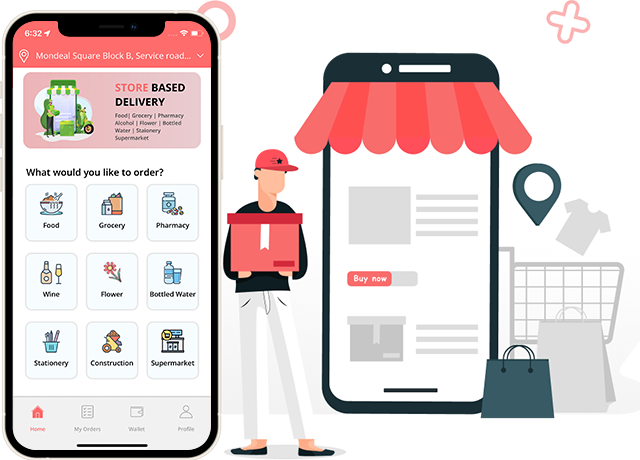 All in one delivery app