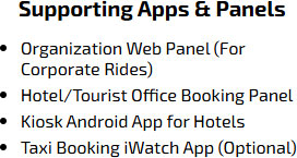 Taxi Booking iWatch App