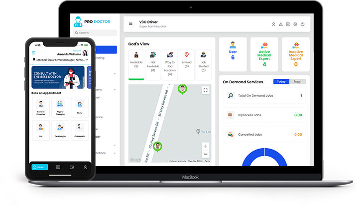 Doctor-On-Demand Web & Admin Panel