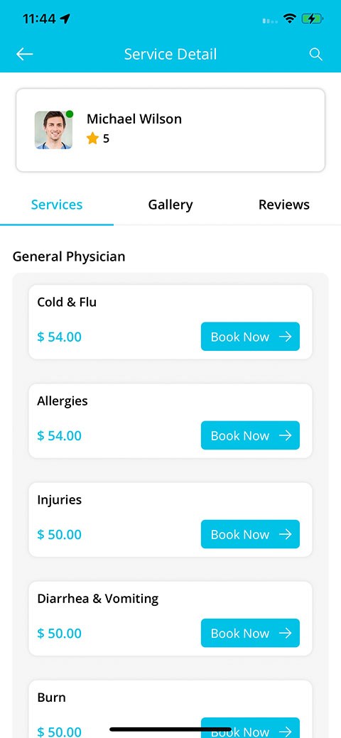 service detail