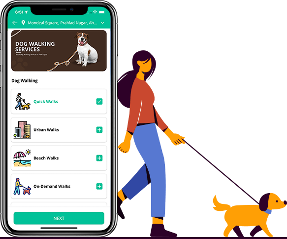 Wag Clone - on-demand dog walking app