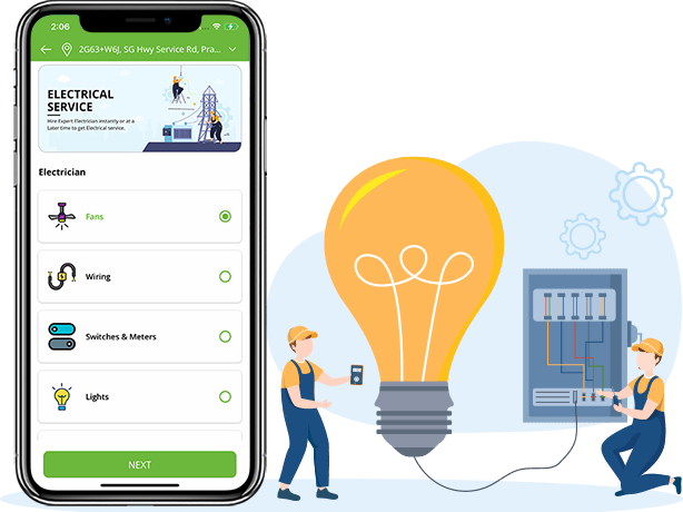 on demand app for electricians
