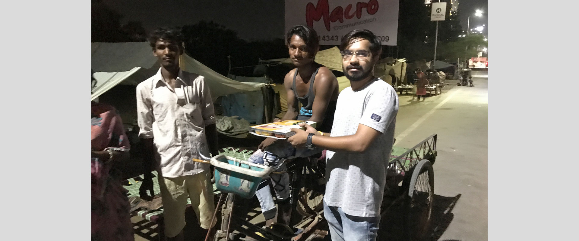 Food Distribution drive by V3Cube