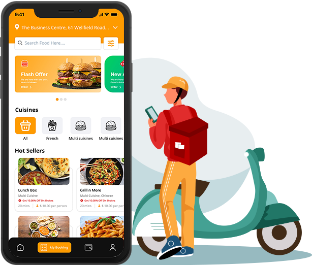 how food delivery app work?