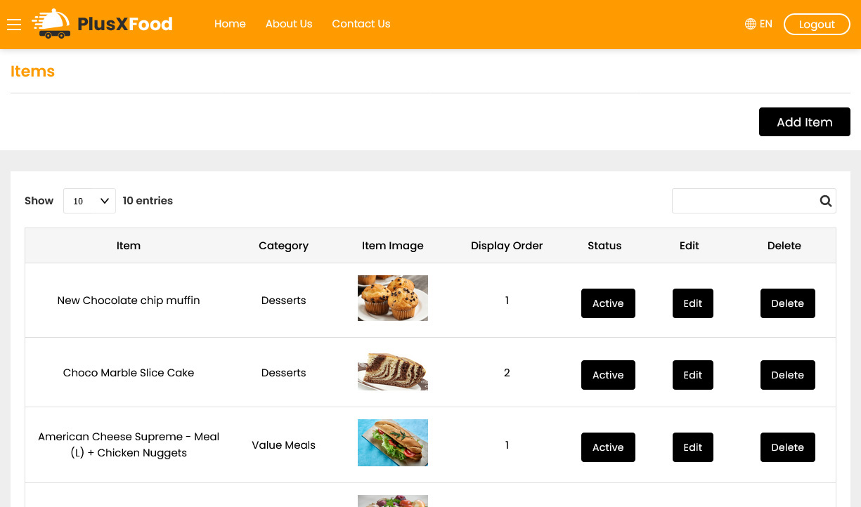 Food Items