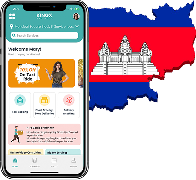 Gojek clone Cambodia