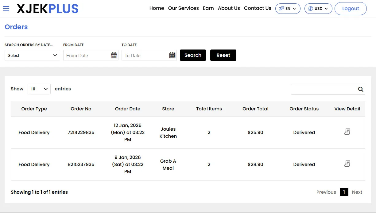 Orders