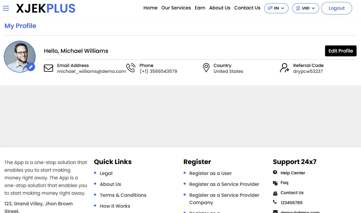 Provider profile
