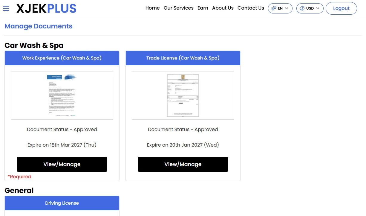 Provider profile