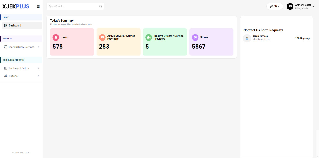 Billing Dashboard