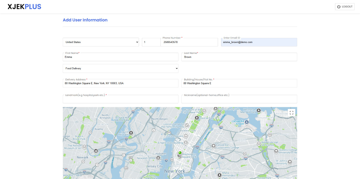 Create Food Order