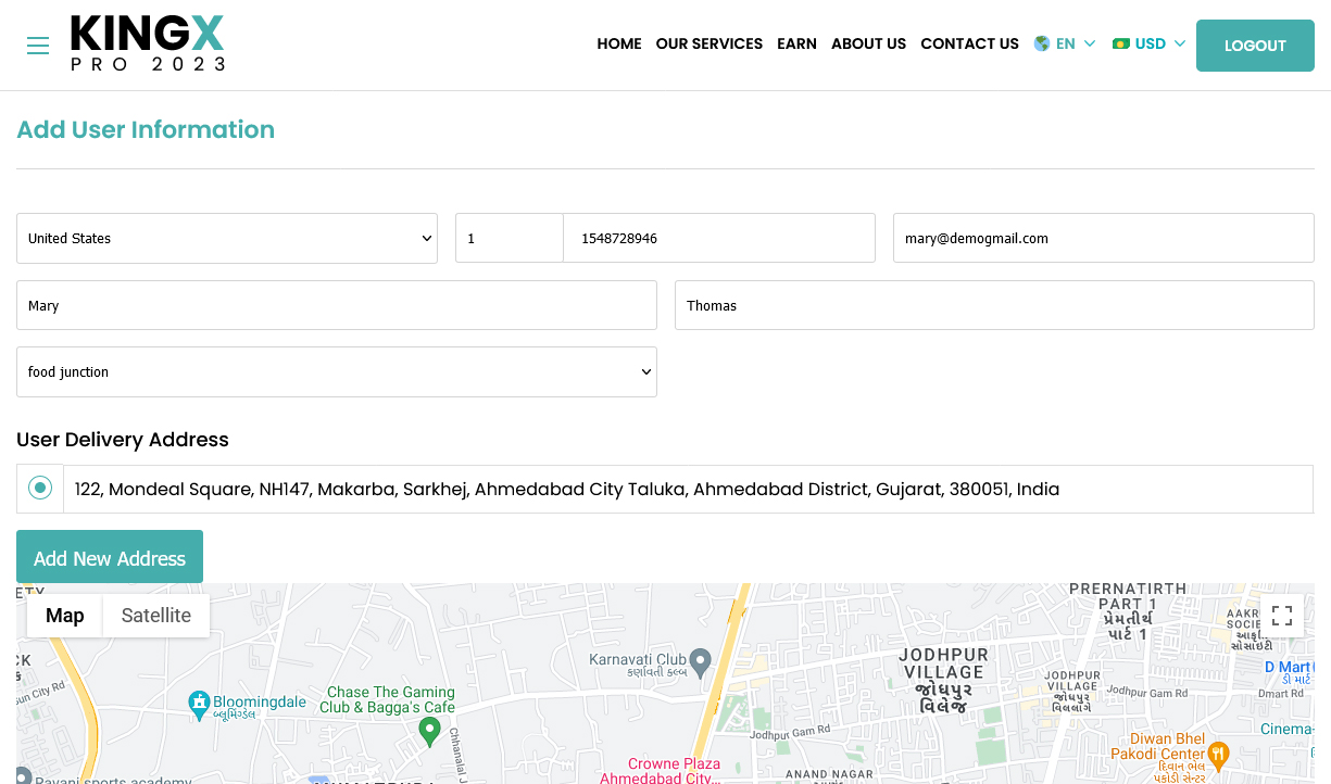 Create order