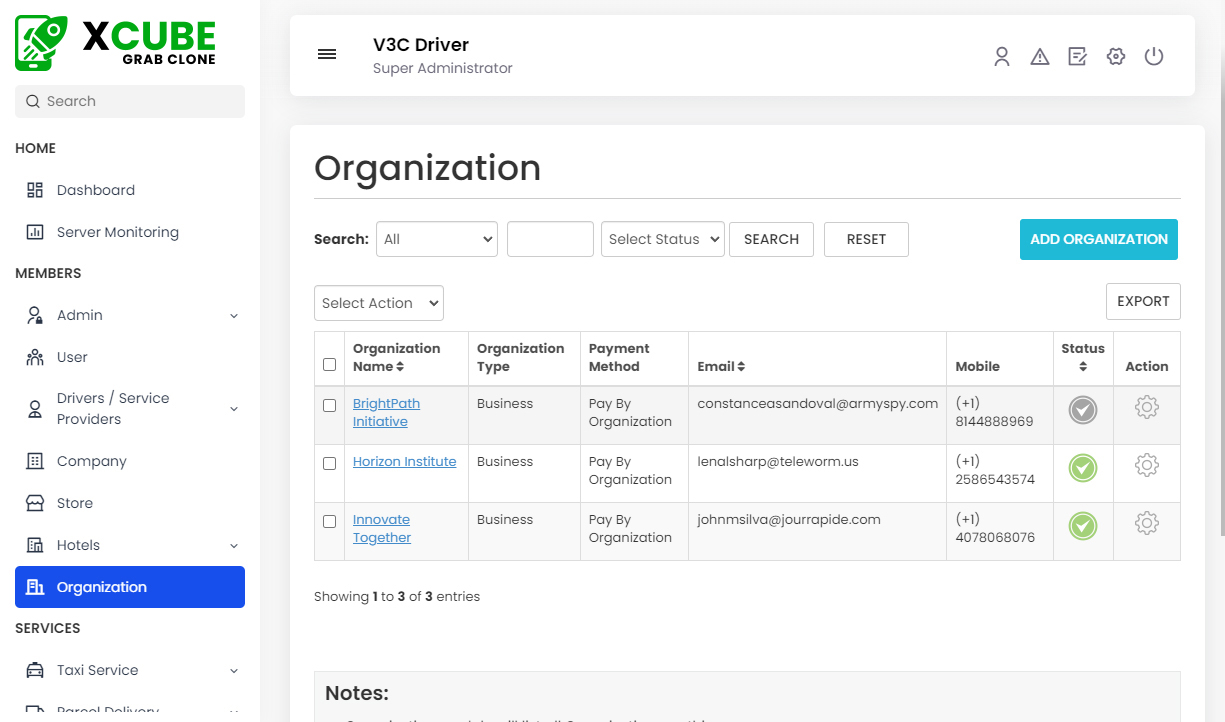 Organization Management