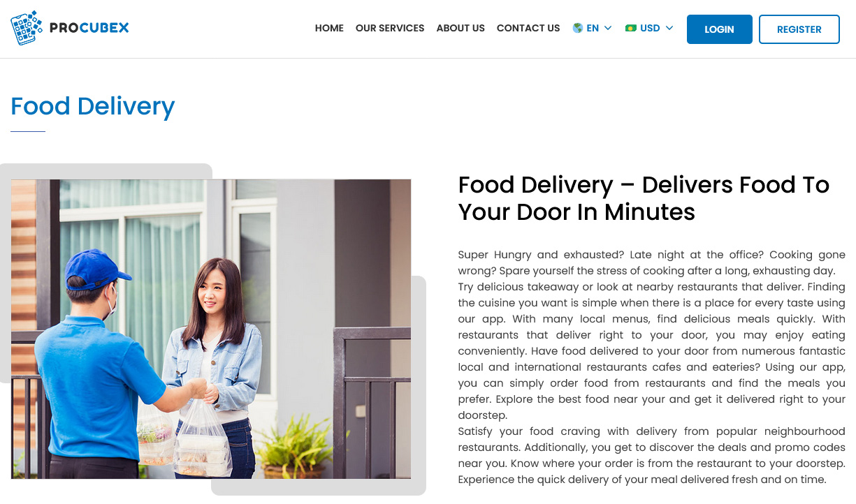 Order Your Food by panel