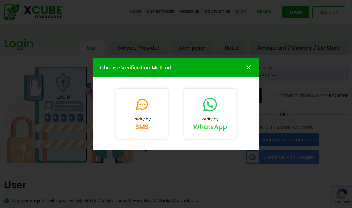 Choose Verification Method