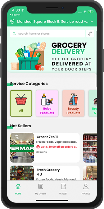 user rate & review to Store & driver