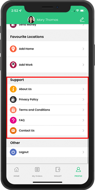App support
