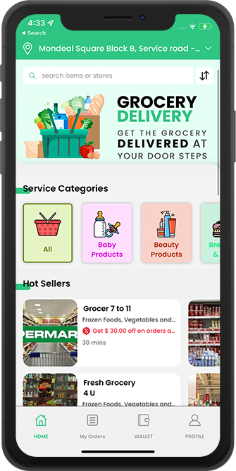 user order dashboard